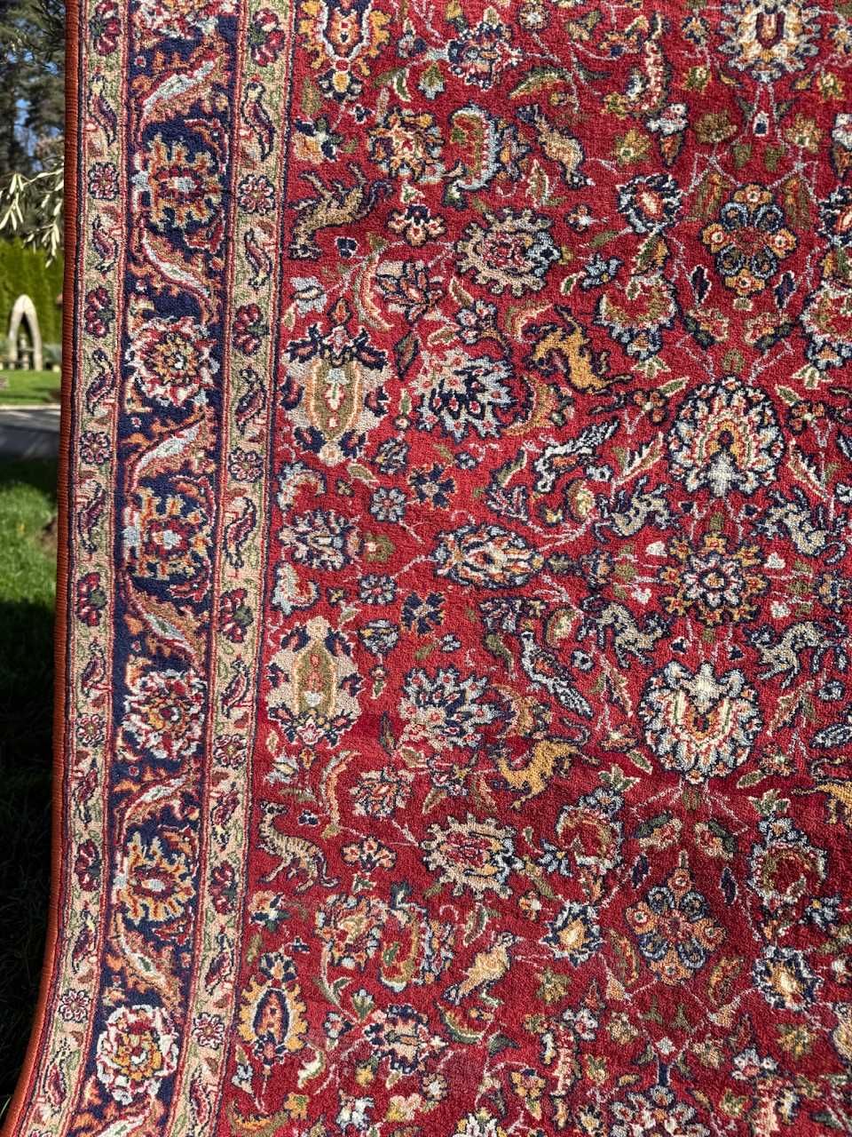 Kaszmirowy r.tkany dywan perski Tabriz 170x102 galeria 8 tyś