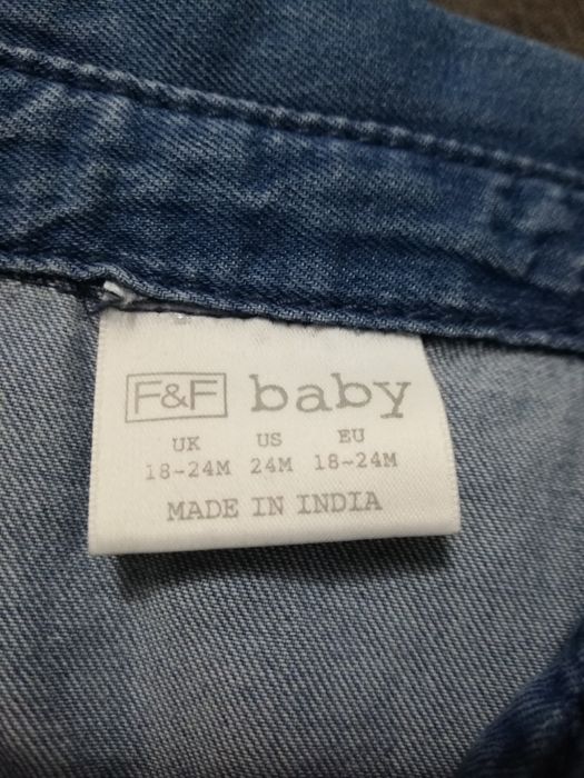 Prześliczna koszula a la dżins w rozm. 92