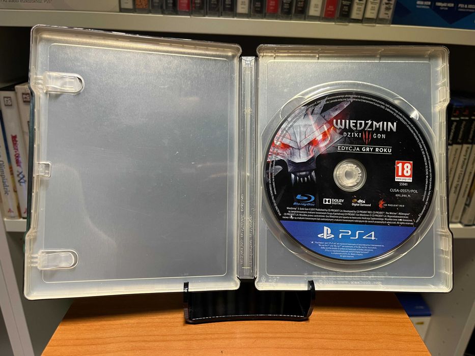 Wiedźmin 3 Edycja Gry Roku Steelbook Playstation 4