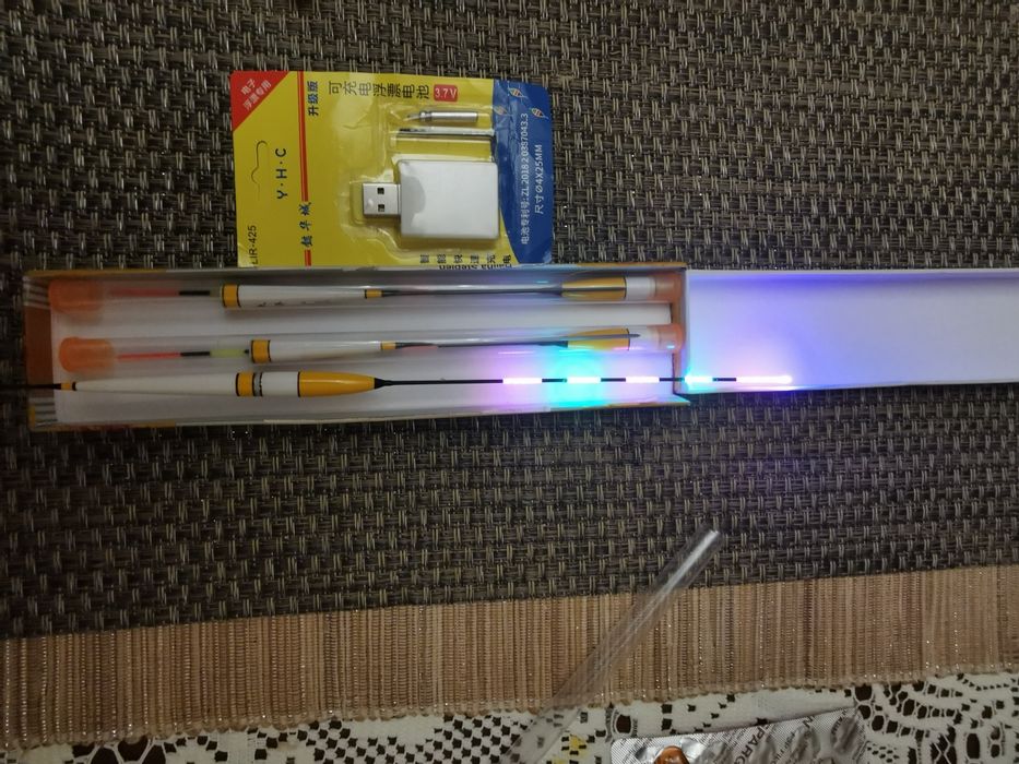 Spławik świecący LED wyporność 5 gram