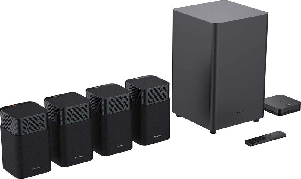 Zestaw Kina Domowego HISENSE HT Saturn Czarny 4.1.2-kanałowy, HDMI eAR