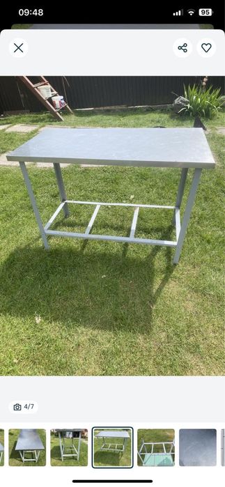 Стіл з нержавійки