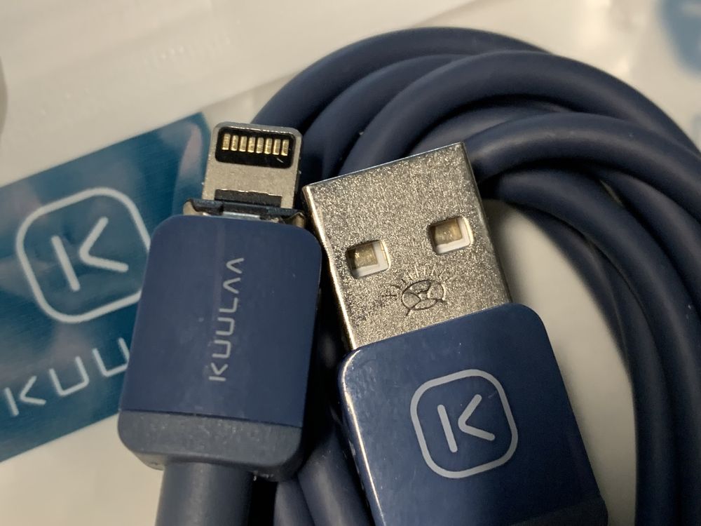 Магнитный кабель KUULAA Lightning  iPhone, USB шнур длина 2 метра