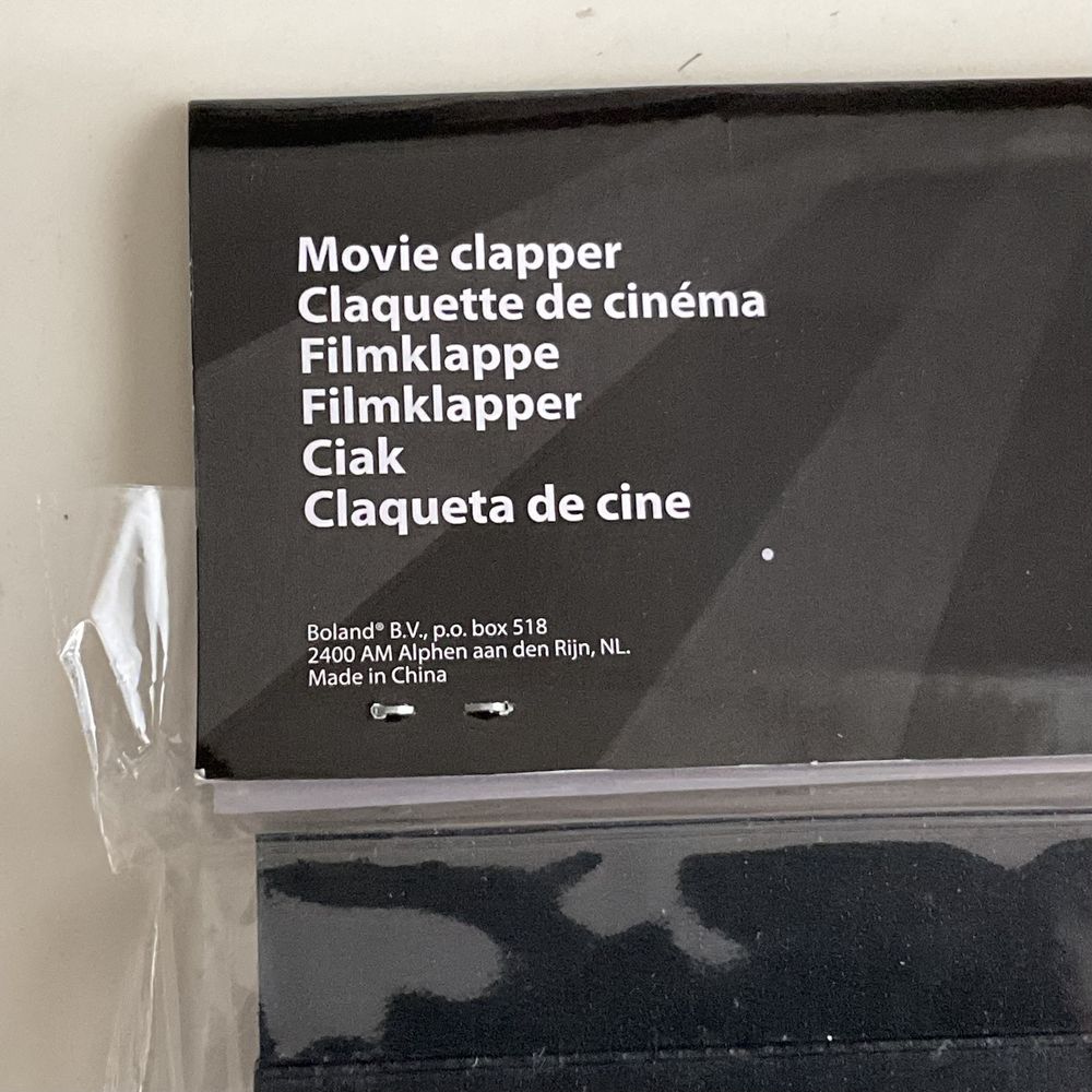 Claquete de cinema