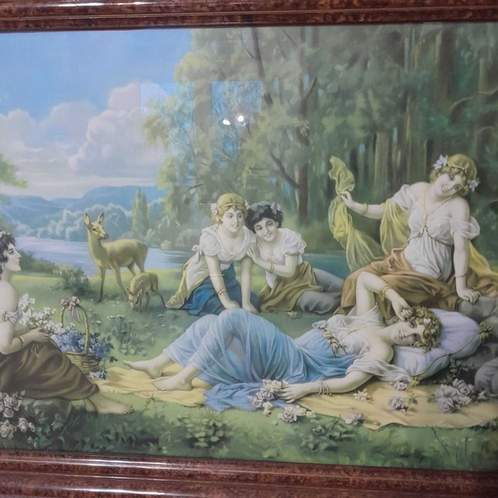 stary obraz  do babcinej sypialni