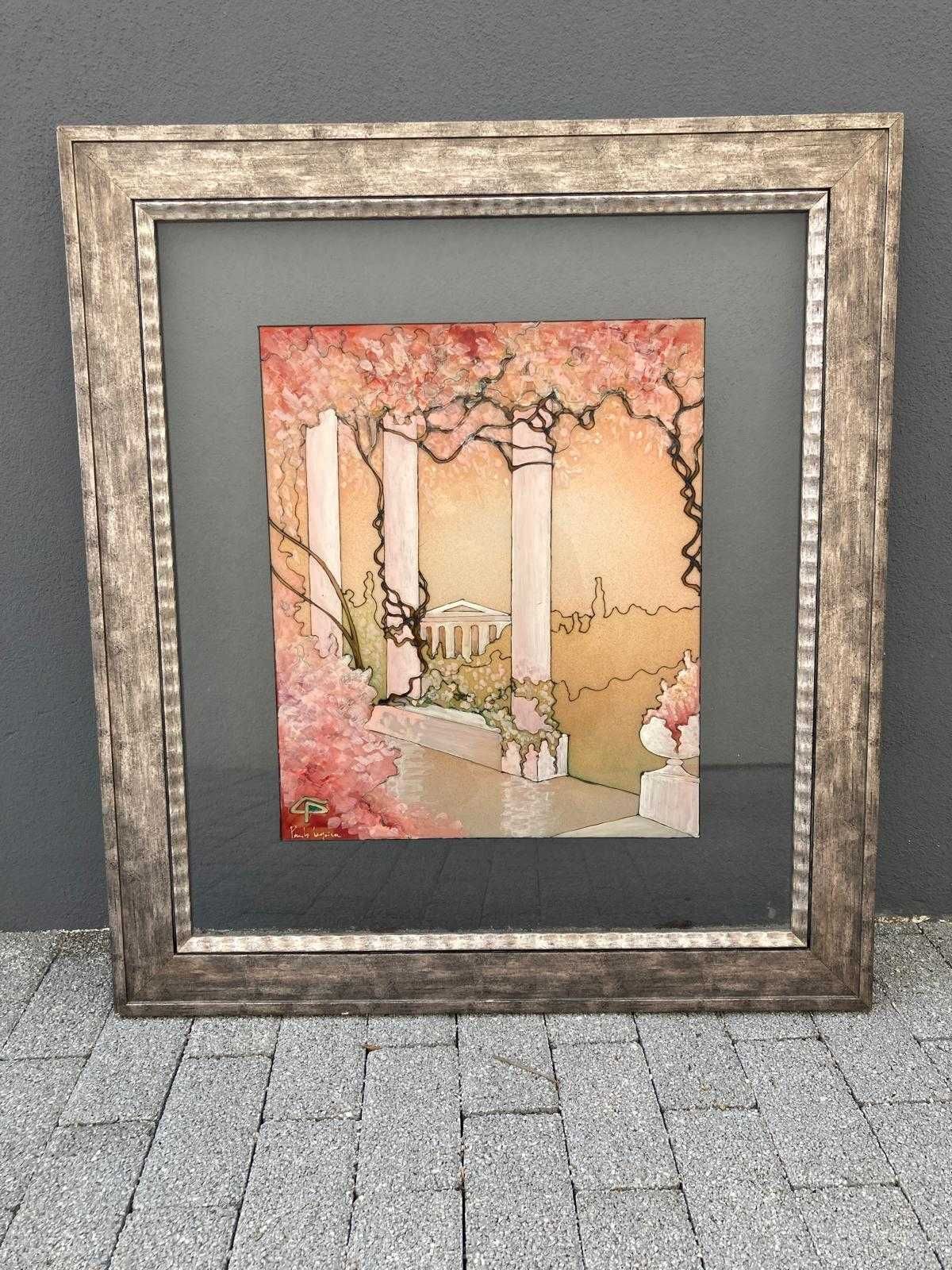 Quadro para decoração com pintura contemporânea