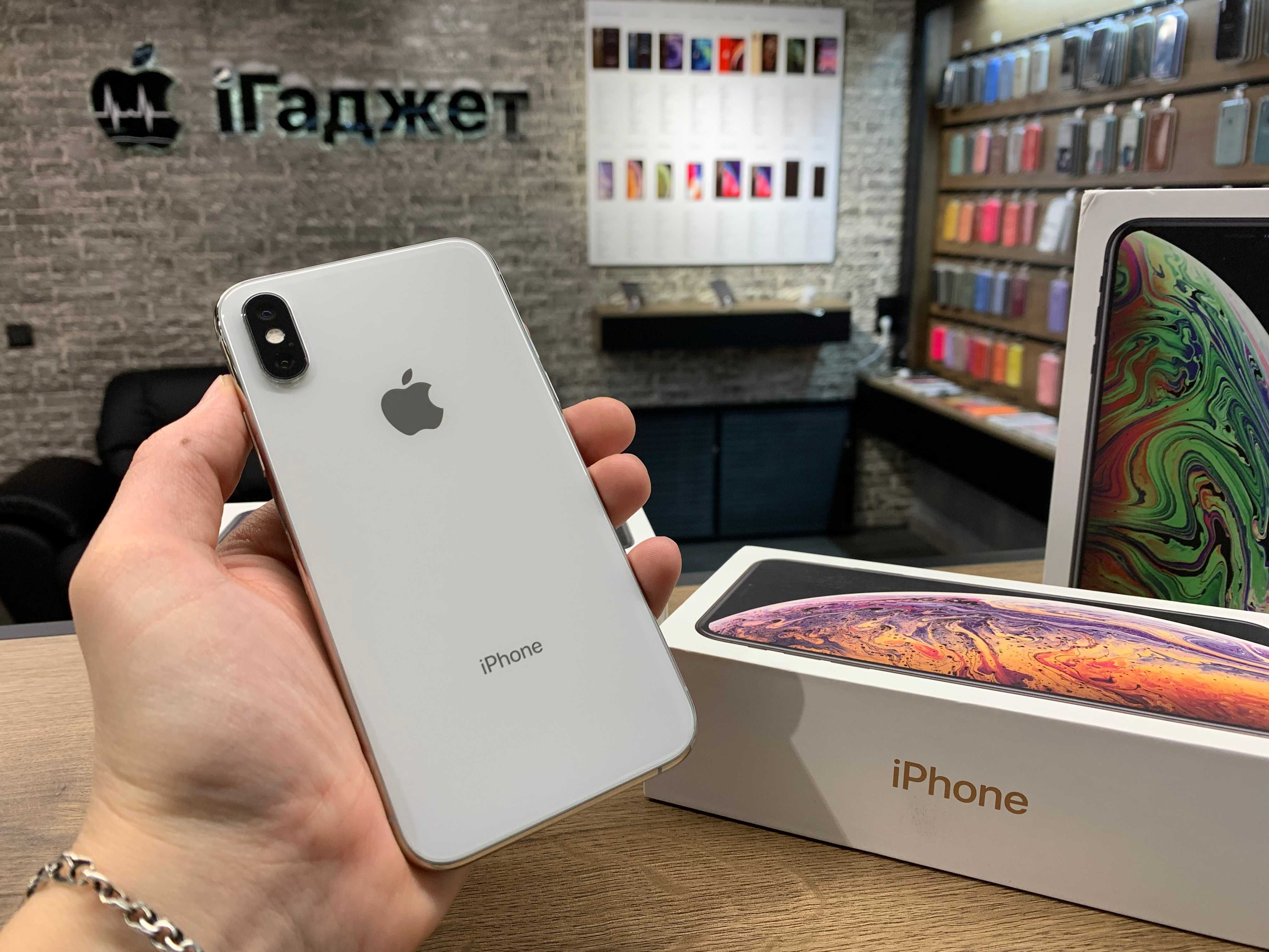 iPhone Xs 64GB (Silver) Neverlock. Гарантія