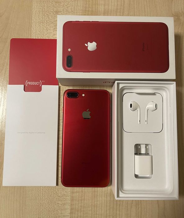 iPhone 7 plus 128gb product red бу в хорошем состоянии