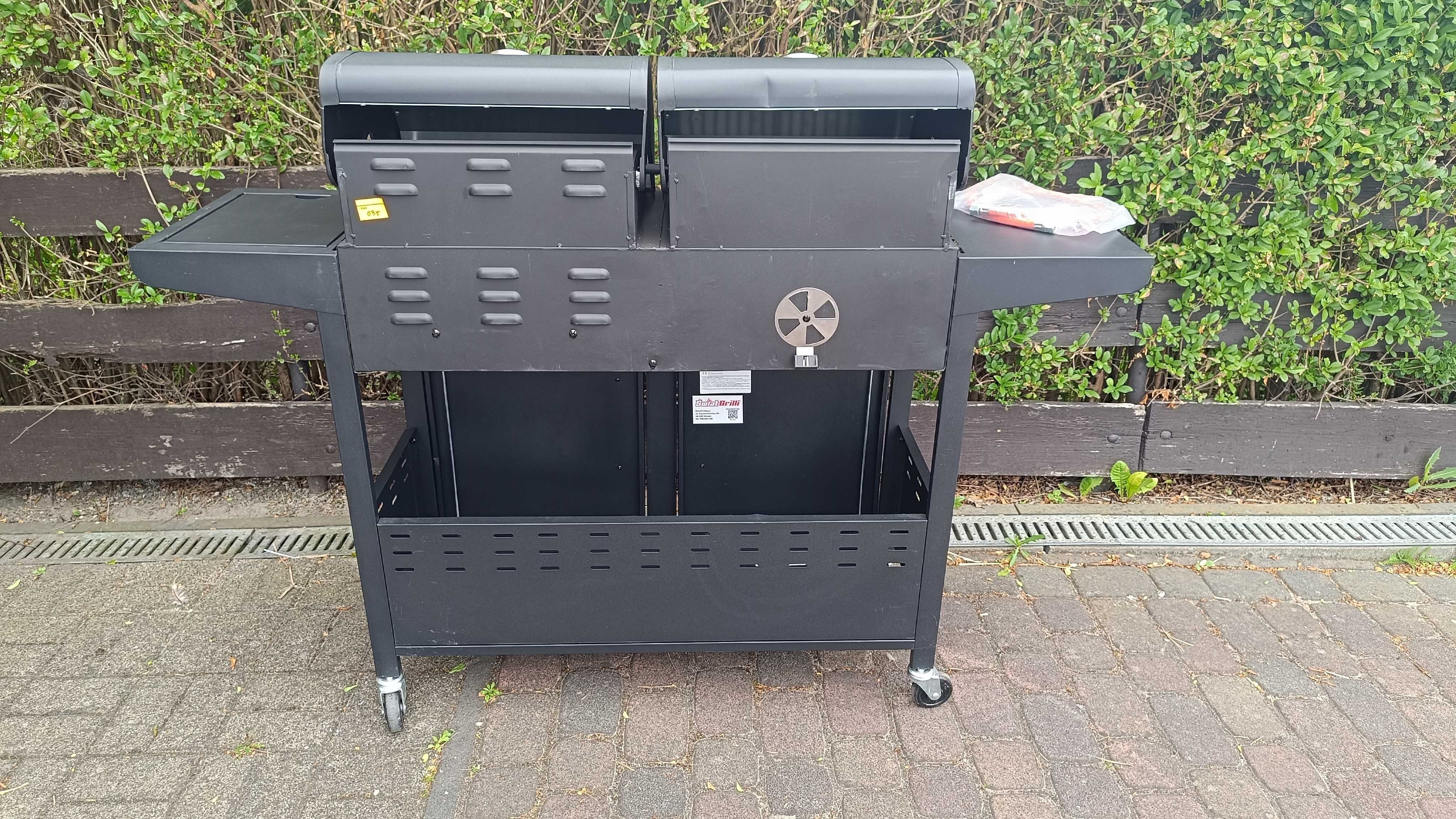 Grill gazowy węglowy  2w1 EL FUEGO NEVADA COMBIGRIL żeliwny ruszt !