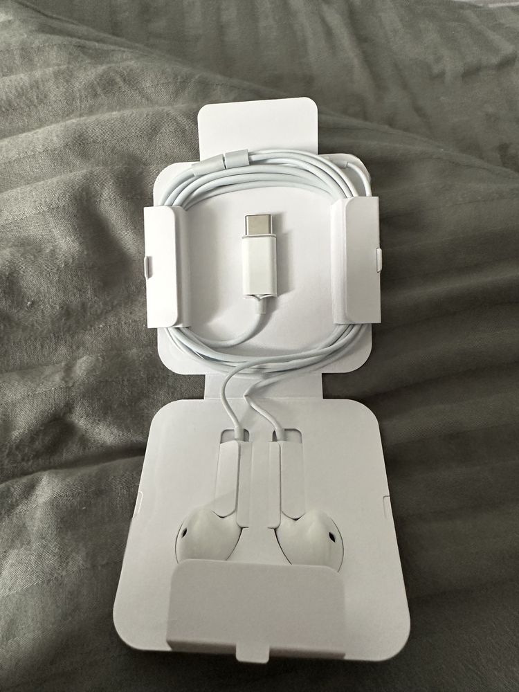 Earpods type-c таипси наушники проводні нові оригінальні