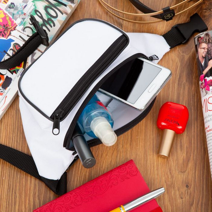 NERKA saszetka biodrówka solidna polska N001 biała