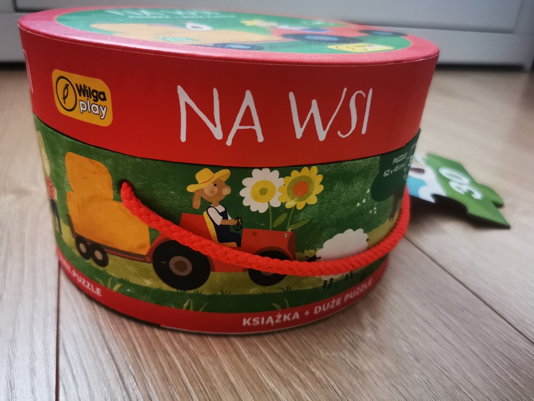 Nowe puzzle dla dziecka duże z ksiazeczką 3+