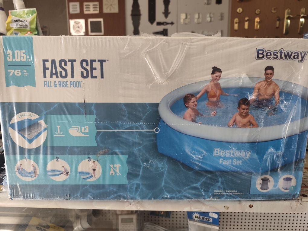 Piscina nova 3,05x0,76 MT c/bomba bestway