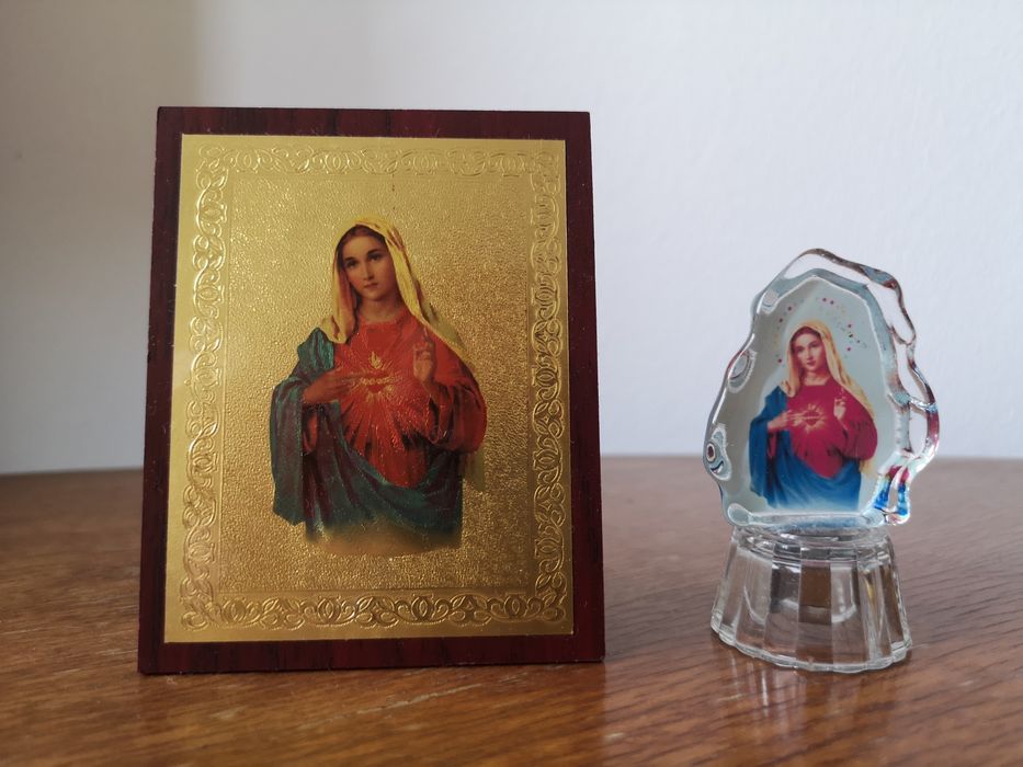 Colecção de objectos religiosos cristãos