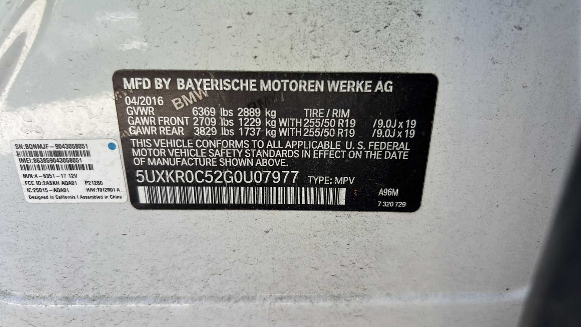BMW X5 X-Drive 2016