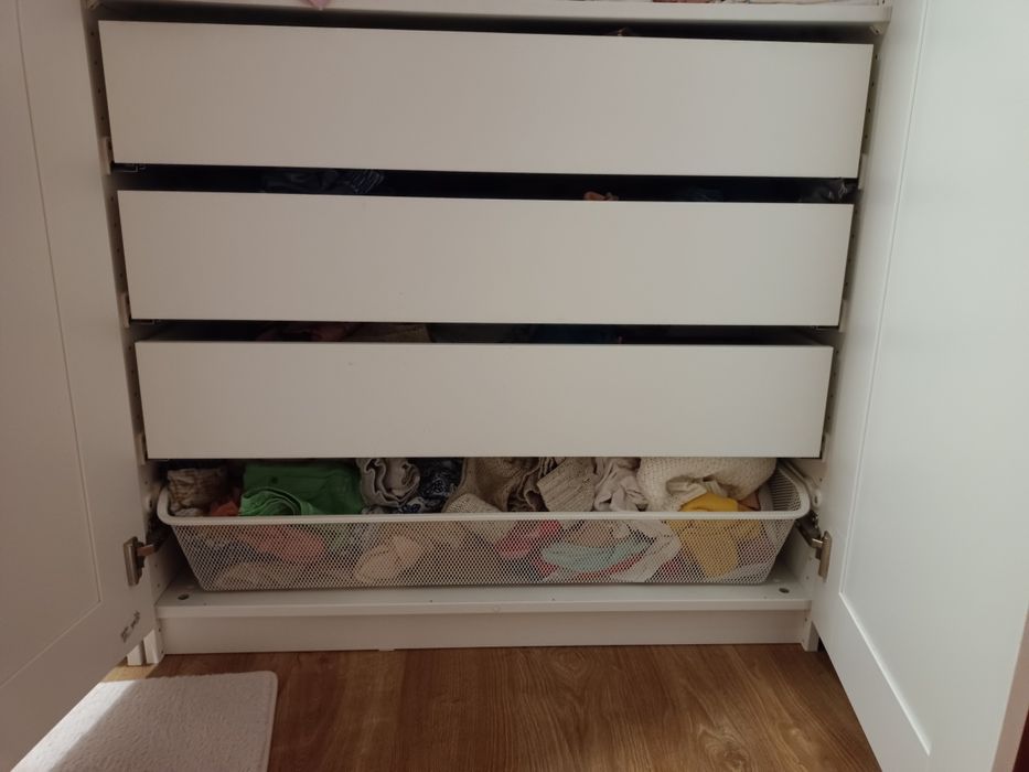 IKEA KOMPLEMENT Szuflada biały 100x58 cm x3