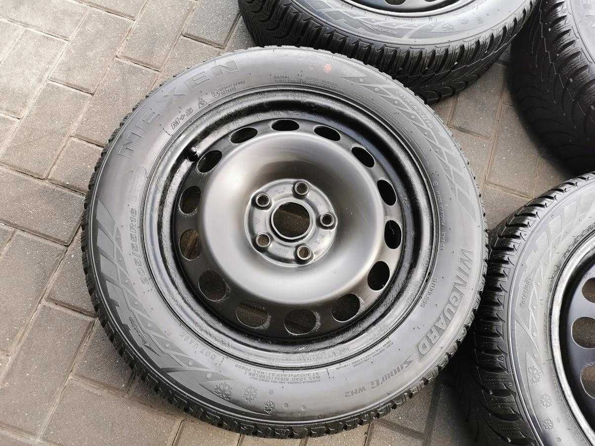 5x112 Koła Zimowe R16 VW Golf 5 Touran Caddy A3 ET50 205/55 Nexen 7mm