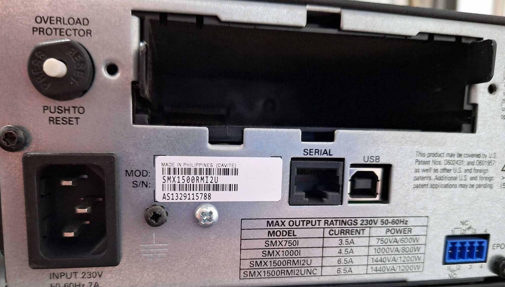 Ибп APC Smart-UPS SMX 1.5kVA, SMX1500RM2U + SMX48RMBP2U