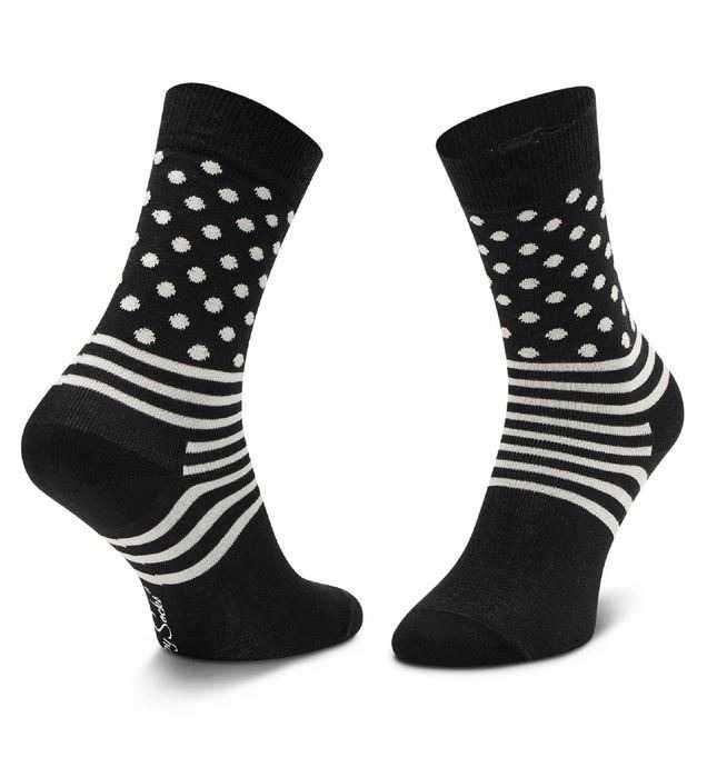 Happy Socks Classic Black & White zestaw 4 par skarpet R.36-40