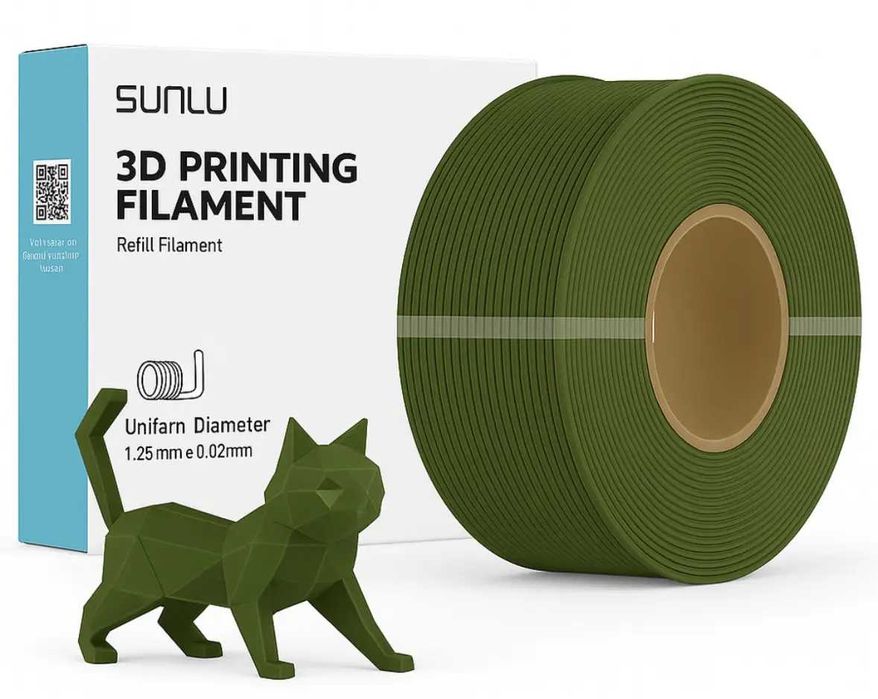 Філамент Пластик SUNLU PETG для 3D друку. ПЕДЖ пластик 1 кг 1.75мм