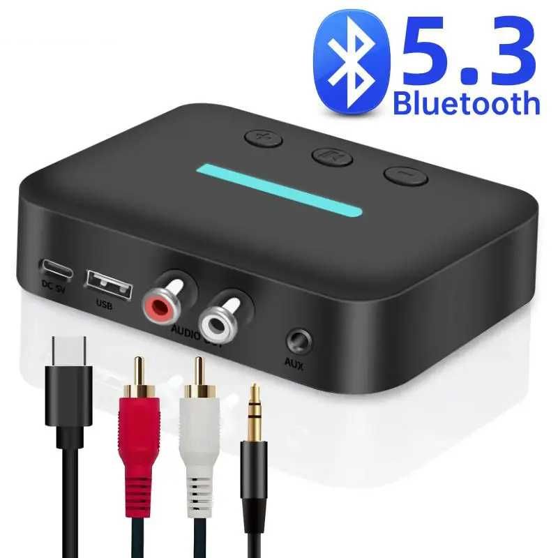 Moduł Bluetooth v5.3 Adapter Audio RX - T88 AUX i RCA + MP3 USB Player