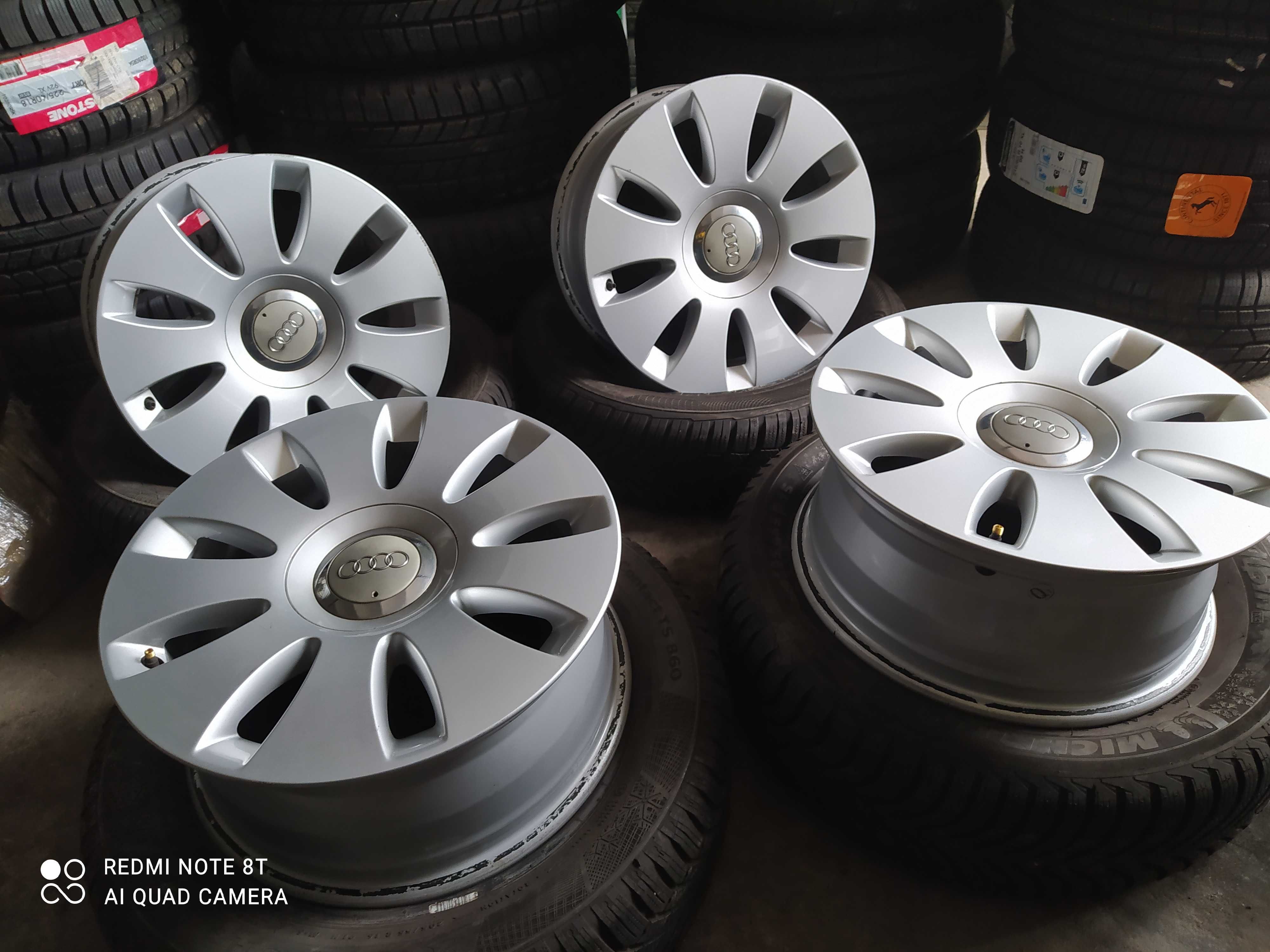 AUDI 8U0 ORG. Alufelgi 7J / 16" / 5x112 / ET35 / Komplet 4 szt