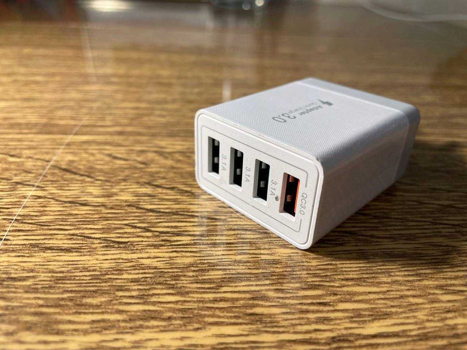 Швидкий зарядний пристрій HNT-QC40W 33W Quick Charge 3.0 USB Adapter