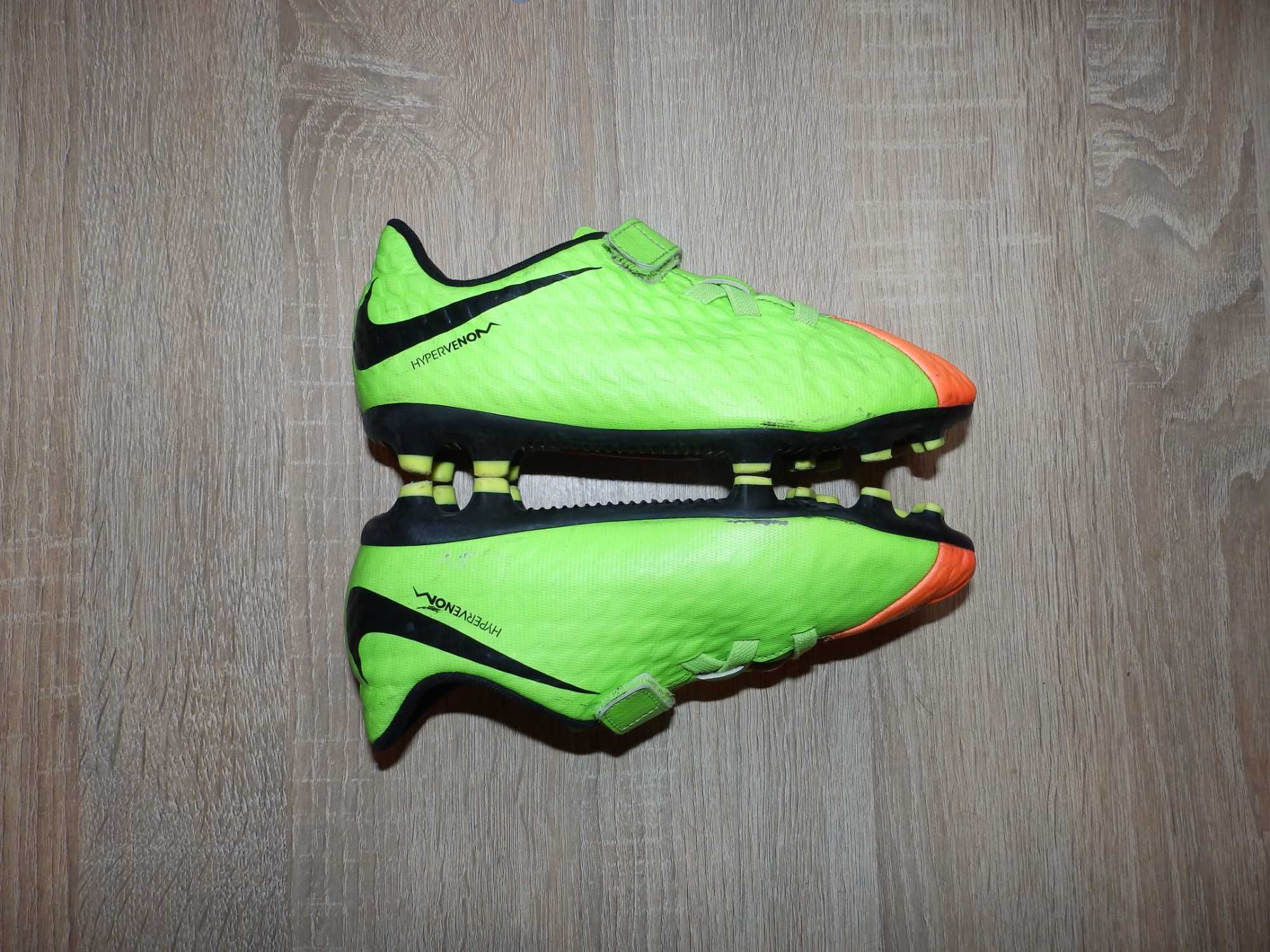 Детские Бутсы Nike Hypervenom Phade III FG Kids 852589-308 Размер 31