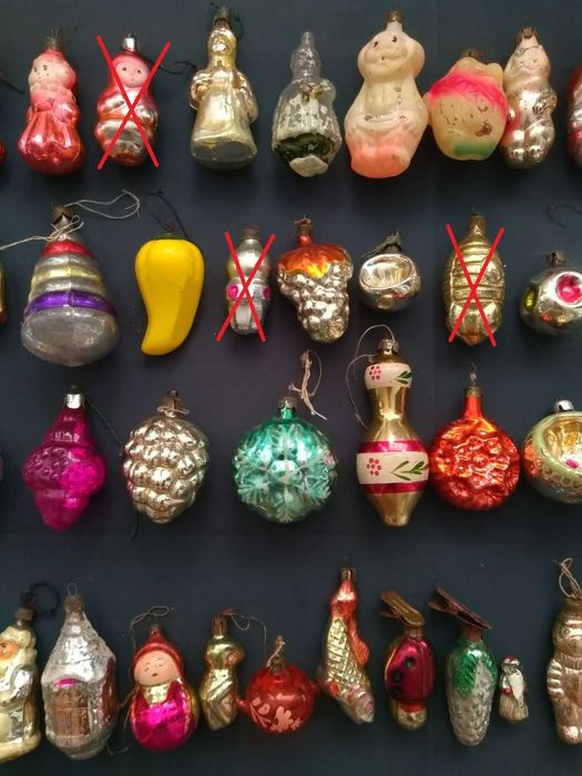 Ёлочные украшения новогодние игрушки новорічні іграшки ссср прикраси