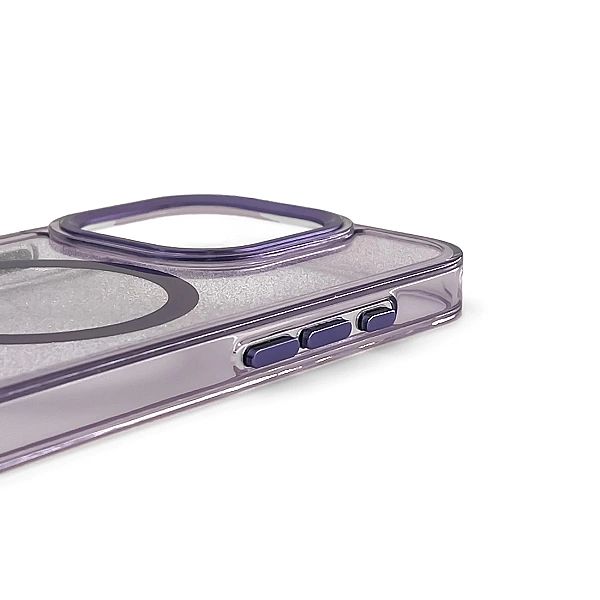 Etui Wozinsky Glitter Case MagSafe na Samsung Galaxy S24 FE - fioletow