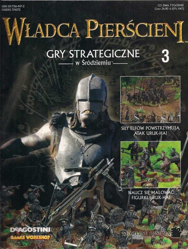 Władca Pierścieni Gry Strategiczne w Śródziemiu - zestaw 11 zeszytów