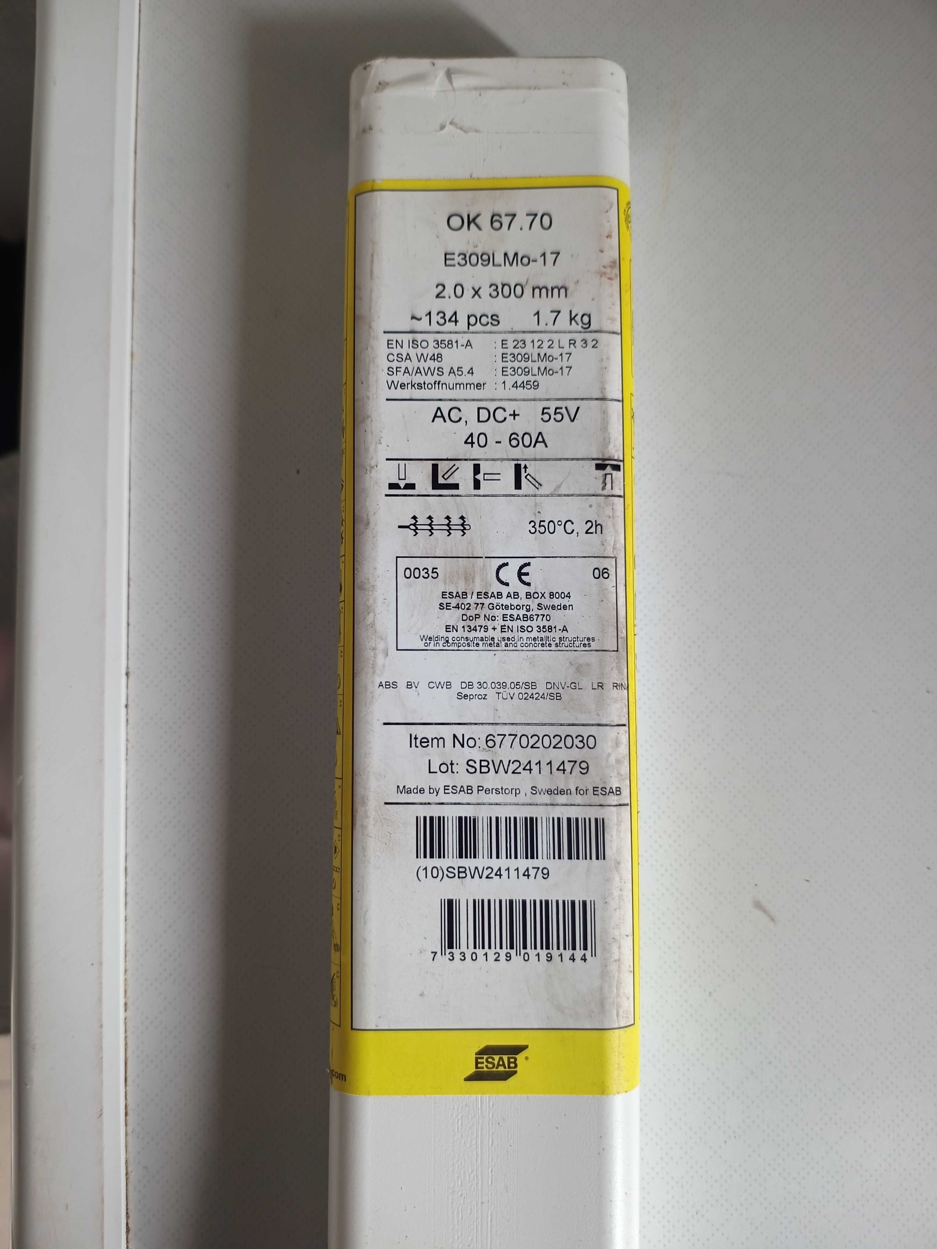 elektrody do spawania Esab
