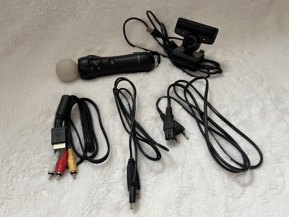 Konsola Sony PlayStation 3 500GB + kontroler ruchu Move + gry