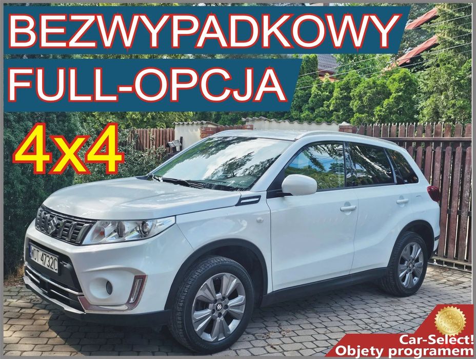 Suzuki Vitara 100%BEZWYPADKOWY 1właściciel 4x4 FullOPCJA Navi/Kamer/GrzFot/FullAsyst
