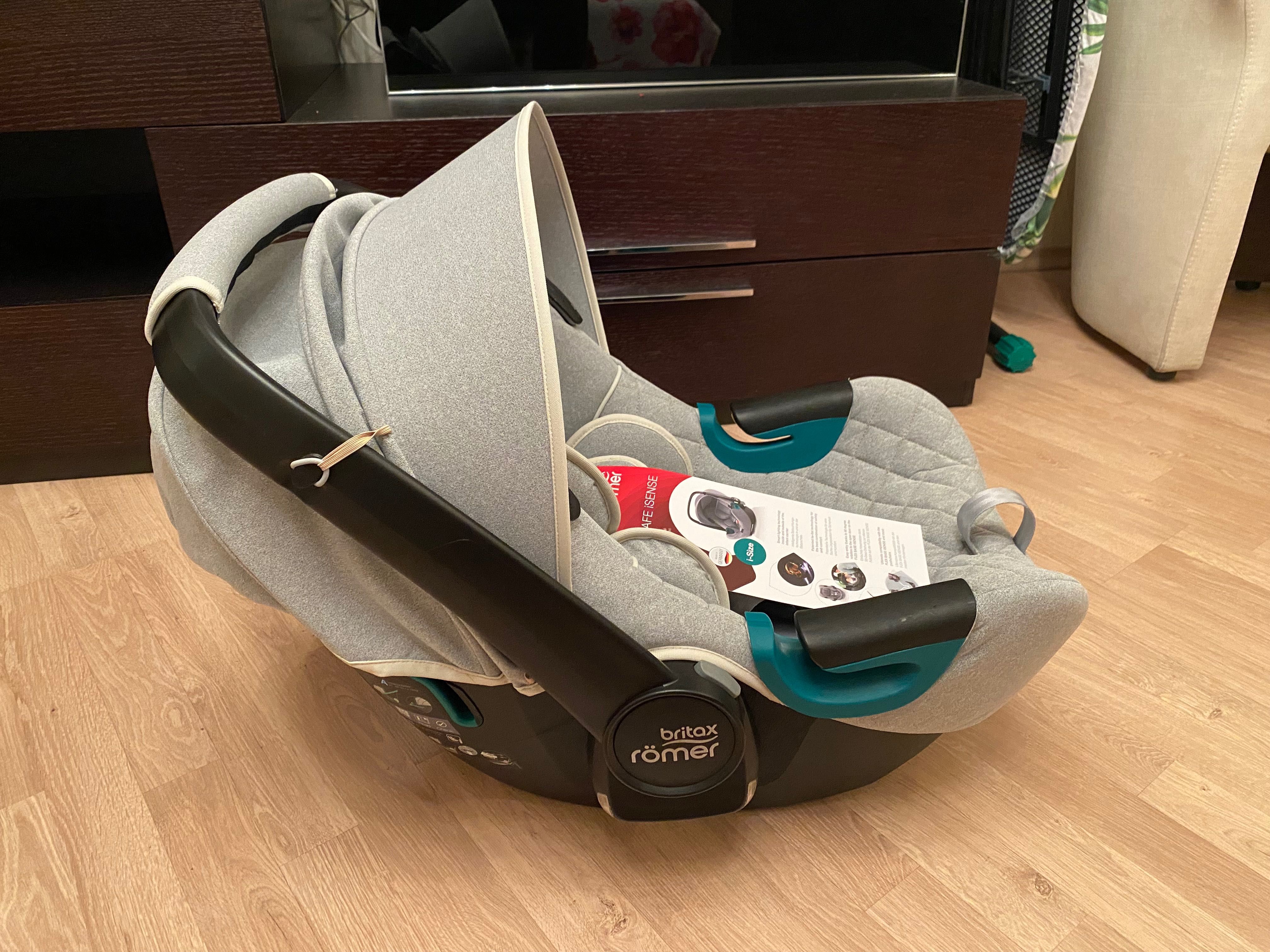 Автокрісло Britax römer baby-safe iSense Nordic grey з платформою