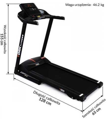 NOWA! Bieżnia York Fitness t600 treadmill
