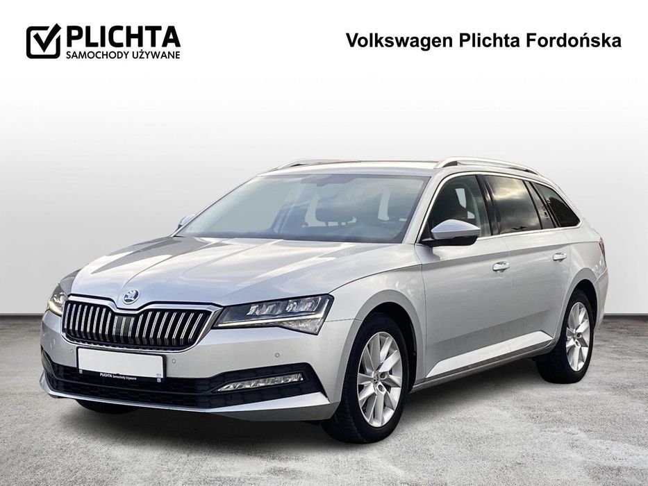 Skoda Superb 1wł Bezwypadkowy FV23% SerwisAso KeyLess Czujniki Kamera SmartLink