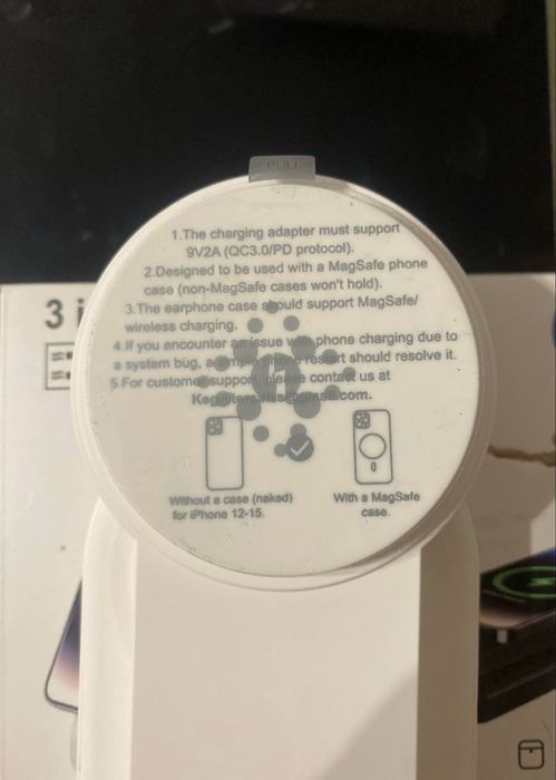 Беспроводная зарядка 3-в-1 для Apple: iPhone/iWatch/AirPods MagSafe