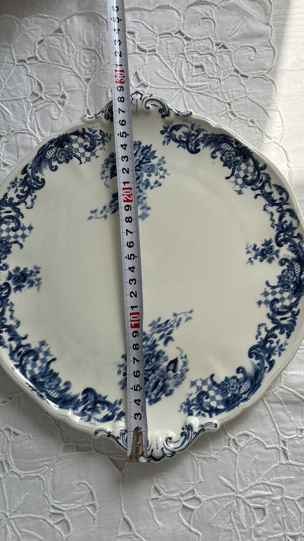 Villeroy & Boch Valeria patera do ciasta 28,5* 26,5 cm kolor kobaltowy
