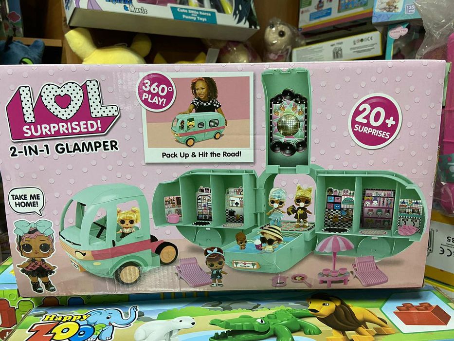 Автобус Лол кемпер в наборе 2 куклы,аксессуары