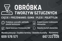 Ciecie laserowe frezowanie CNC znakowanie grawerowanie