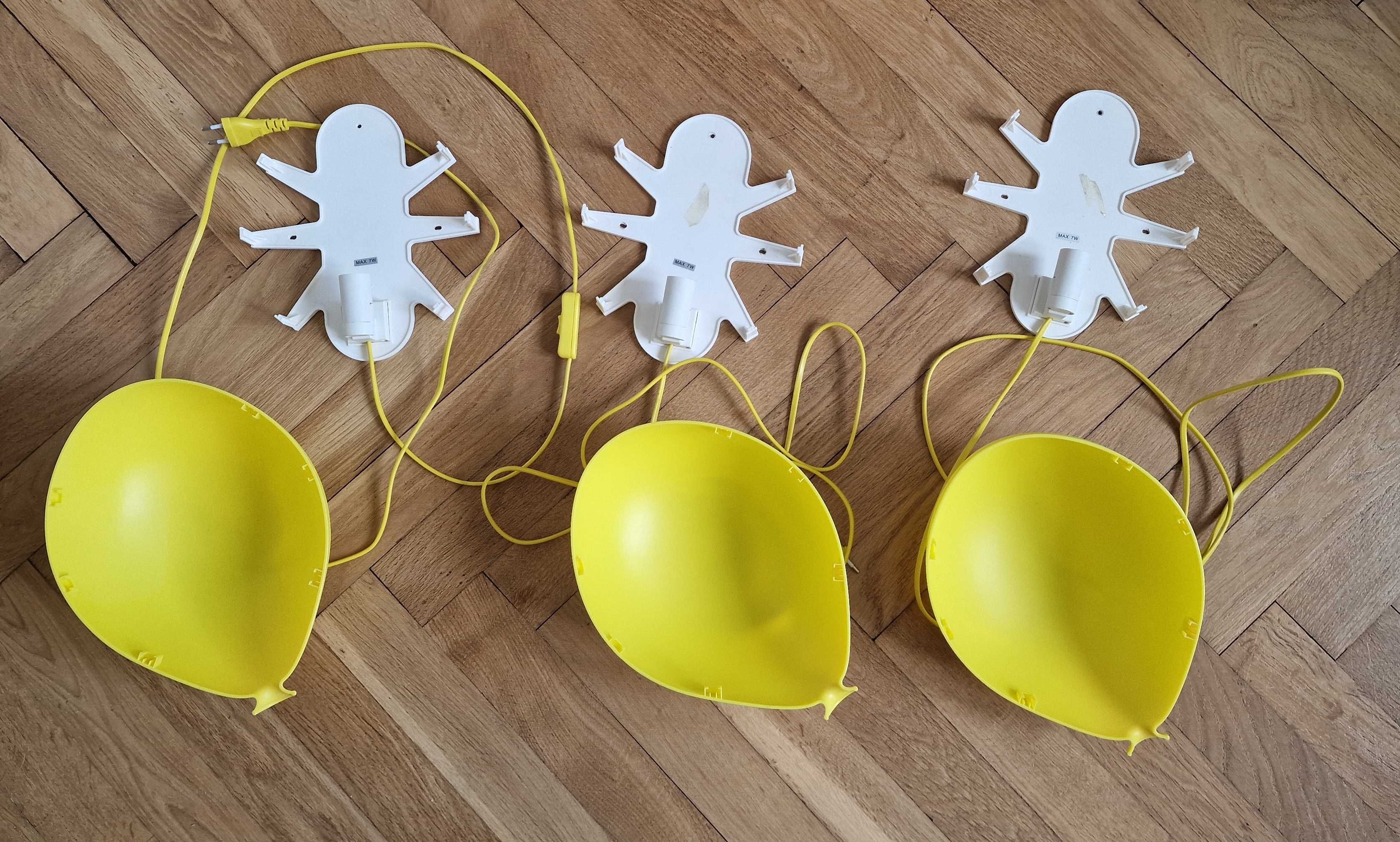Lampy baloniki DROMMINGE do pokoju dziecięcego (IKEA) 3 szt
