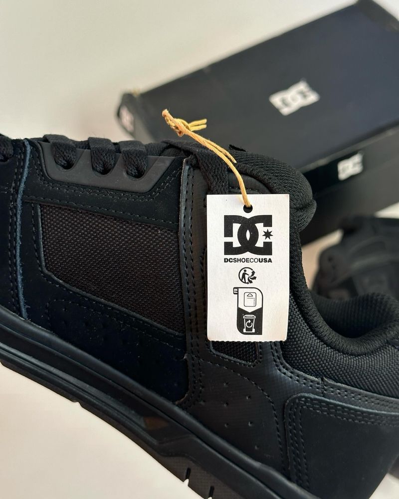 DC Shoes Stag black 43 кеди кросівки кеды крососвки черные чорні 42.5