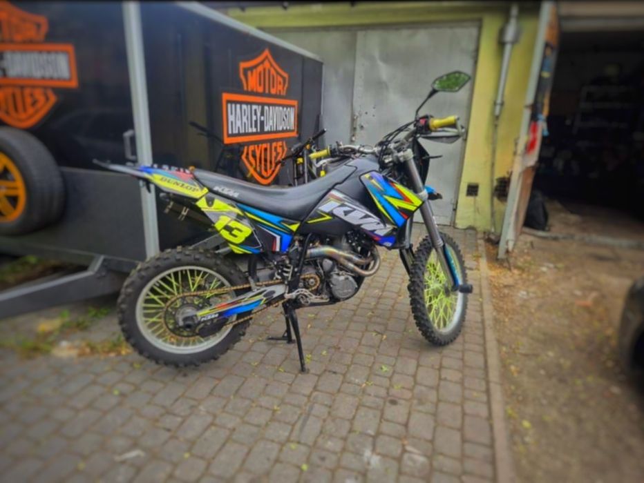 KTM lc4 640 supermoto enduro dwa komplety kół
