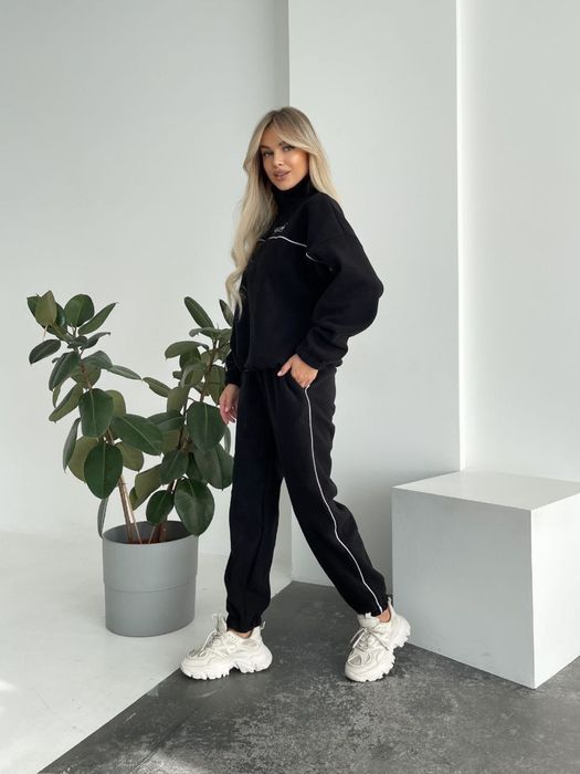 Флісовий жіночий костюм- оверсайз