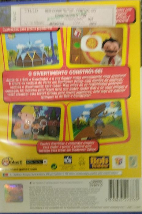 Jogo PS 2 do Bob o construtor