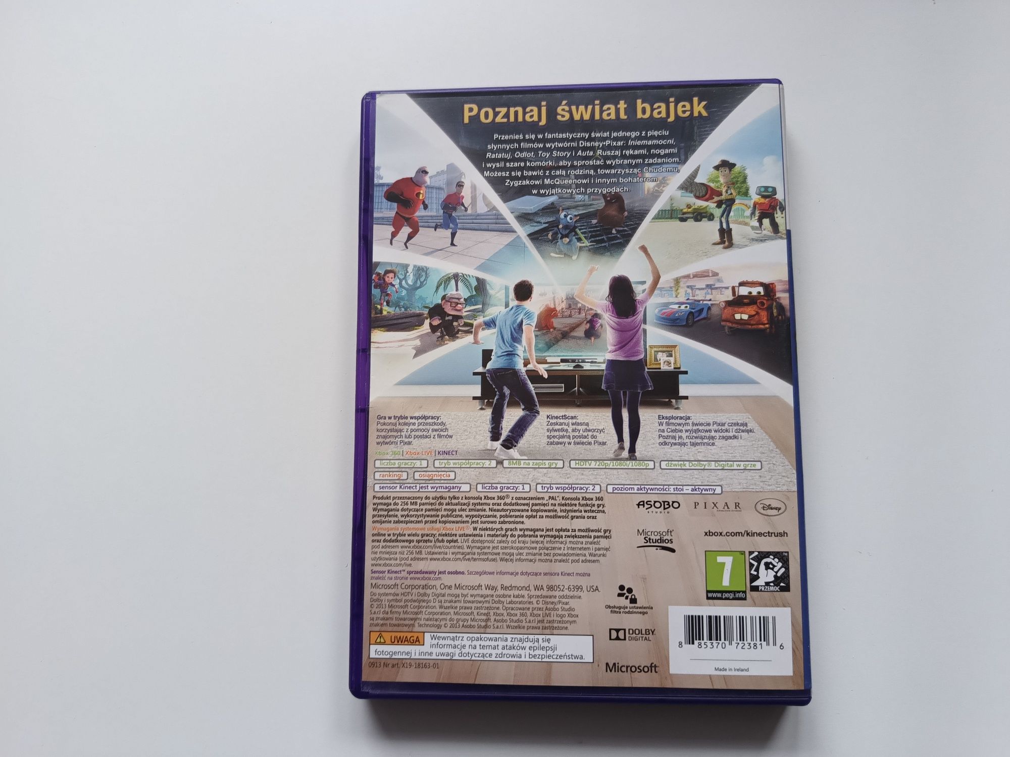 Gra Xbox 360 KINECT Rush -Dubbing-
