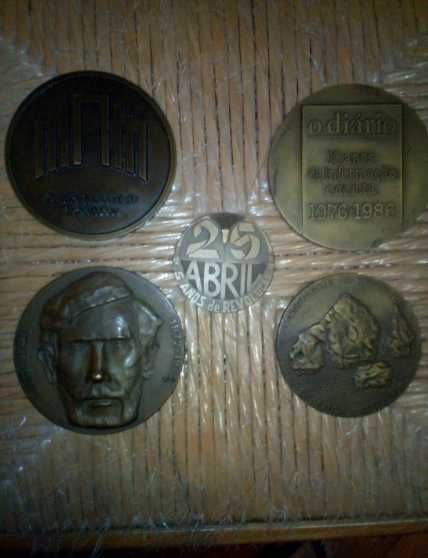 Medalhas comemorativas conjunto raridades