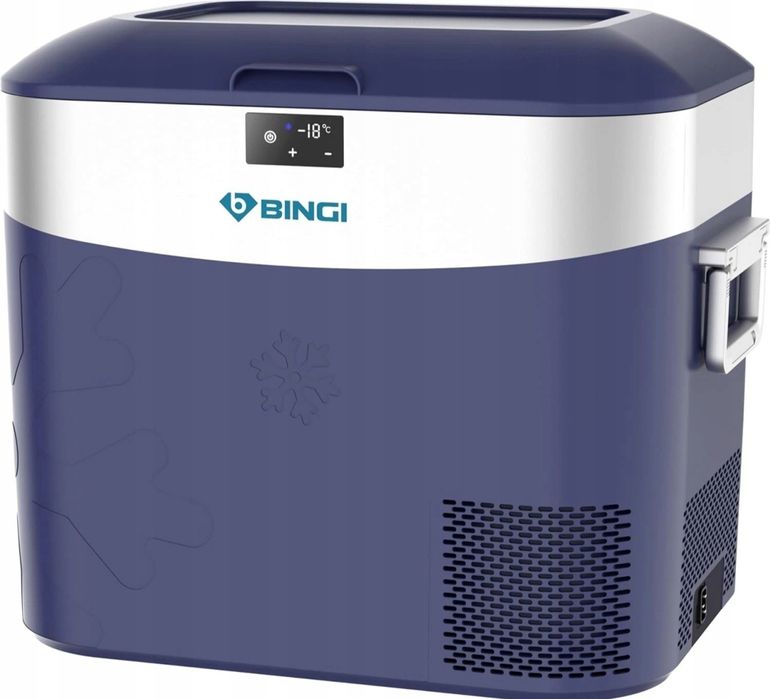 BINGI przenośna lodówka kompresorowa 22 l, mini zamrażarka