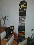 snowboard gear (prancha,botas,fixacoes,capa)